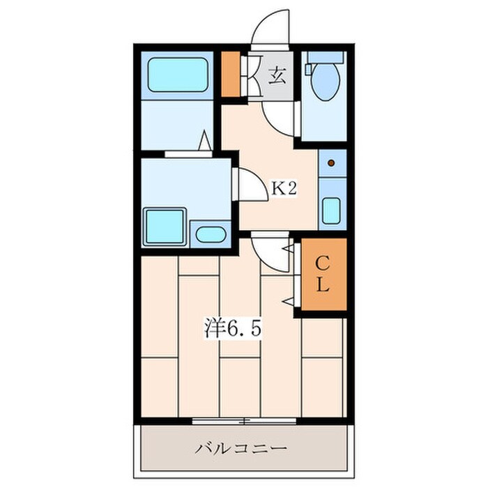 エクリールの物件間取画像