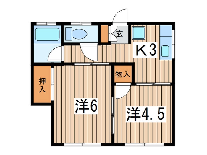 メゾンＫの物件間取画像