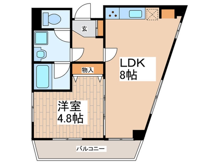 エクセル調布の物件間取画像