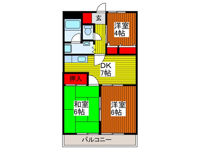 物件間取画像