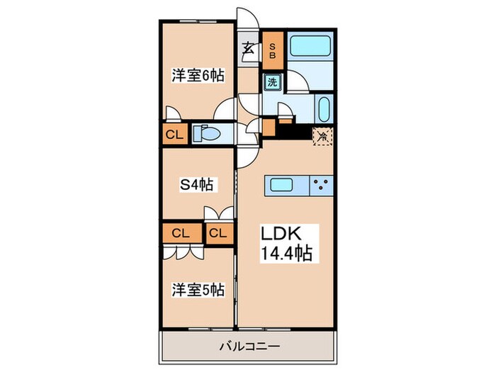 プレディアコート鷺沼の物件間取画像