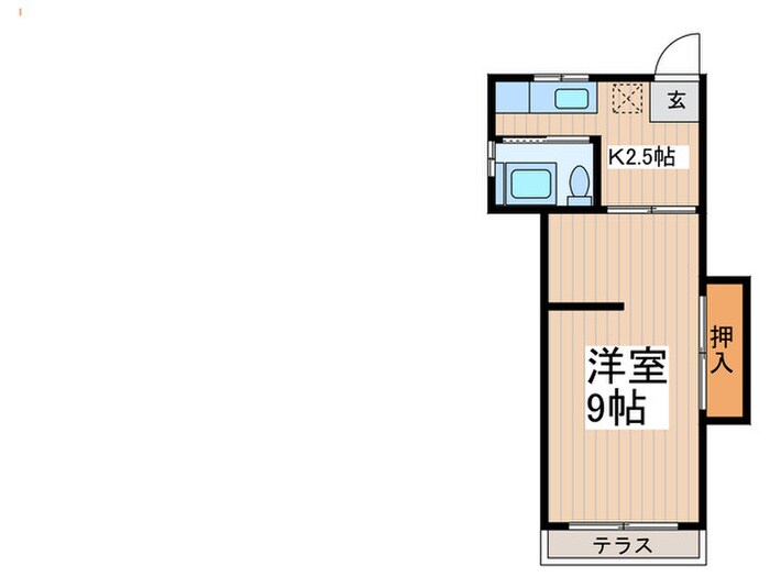 堀内コ－ポの物件間取画像