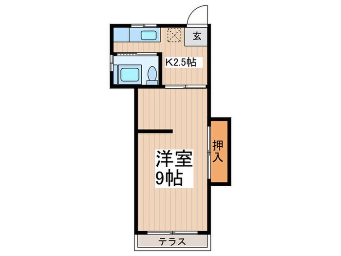 堀内コ－ポの物件間取画像