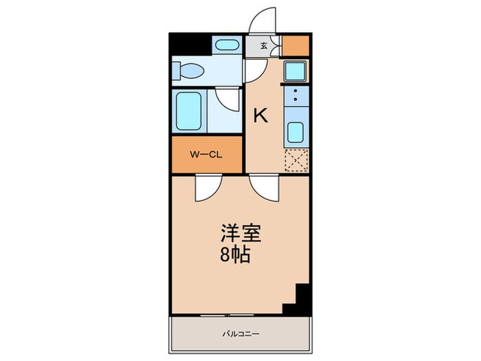 ﾌﾟﾚｰﾙ･ﾄﾞｩｰｸ大山駅前(302)の物件間取画像