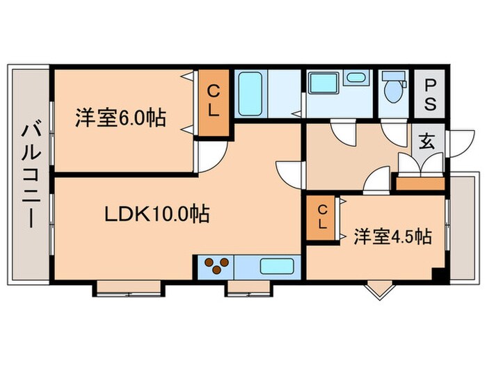 ミヤビヒルズ大泉学園Ａの物件間取画像