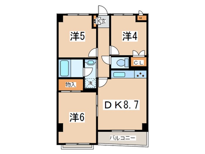 アネックス相模台の物件間取画像