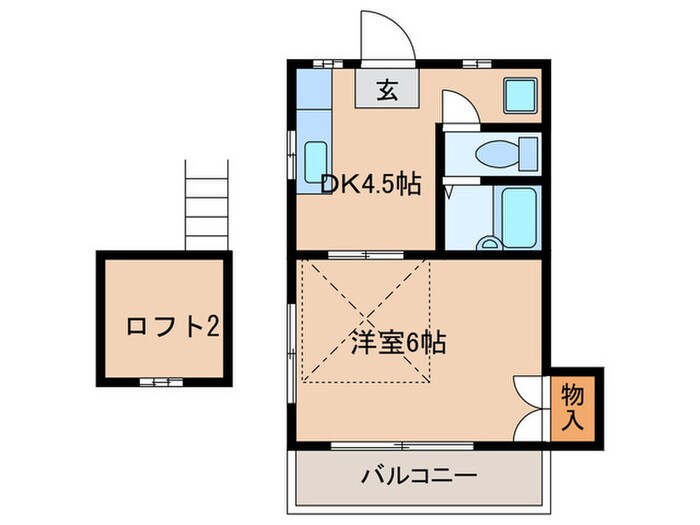 ホワイトスペースの物件間取画像