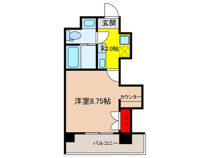 Ｐｒａｔｉｑｕｅ　日本橋水天宮の物件間取画像