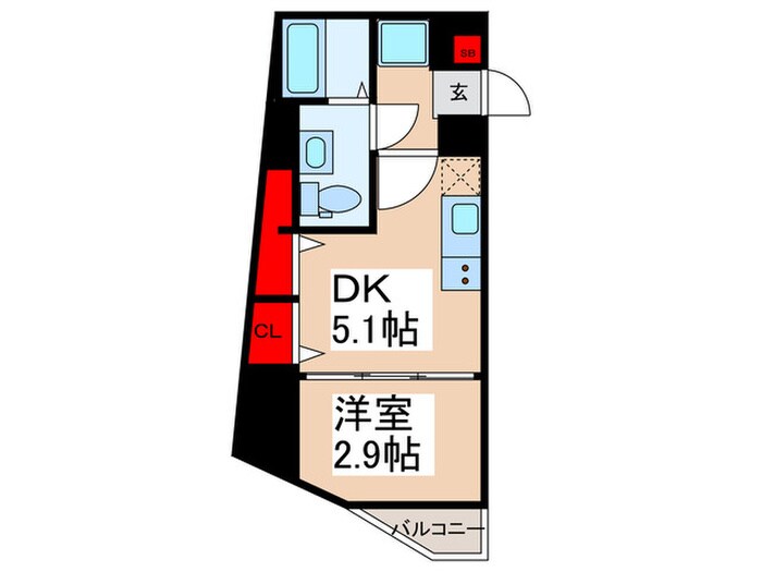 log入谷の物件間取画像