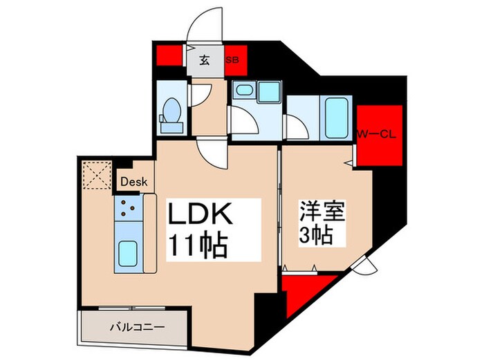 log入谷の物件間取画像