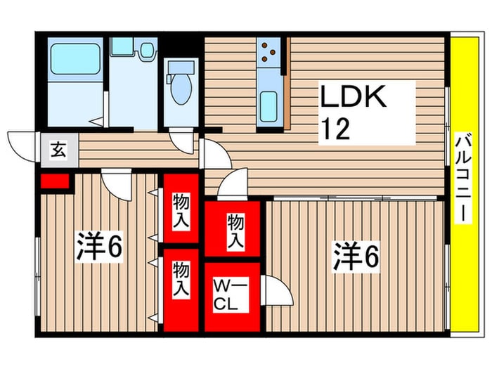 ベイサイドシティ・蘇我南町の物件間取画像