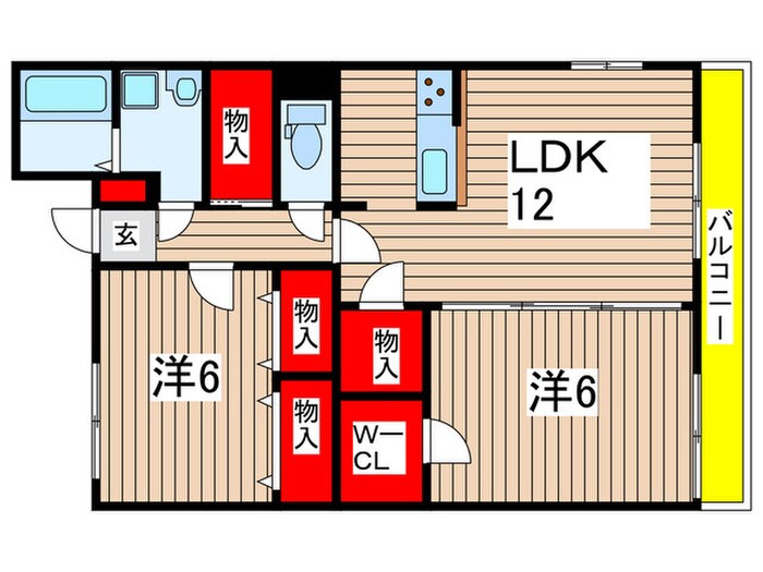 ベイサイドシティ・蘇我南町の物件間取画像