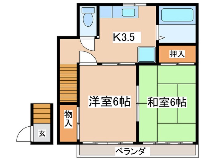 第３安田荘の物件間取画像
