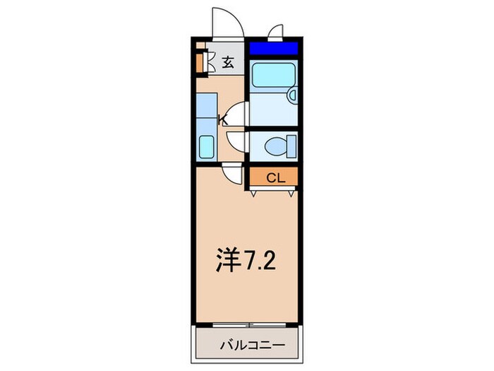 エスポワ－ル梶ヶ谷の物件間取画像