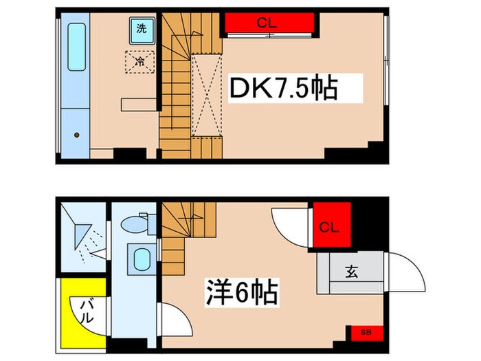 ＬＥ　ＶＥＮＴの物件間取画像