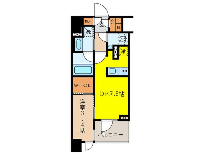 グランリビオ芝大門の物件間取画像