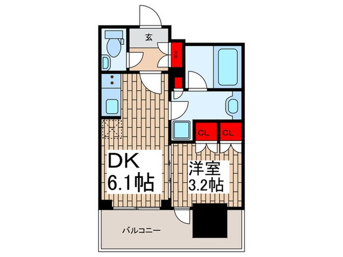 JP　noie　蔵前の物件間取画像