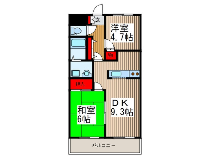 キャッスルアネックスの物件間取画像