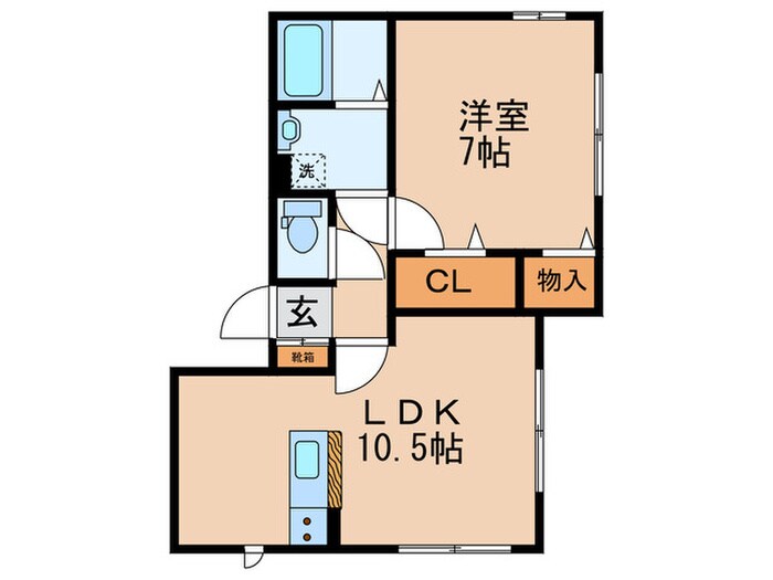 メゾンエフの物件間取画像