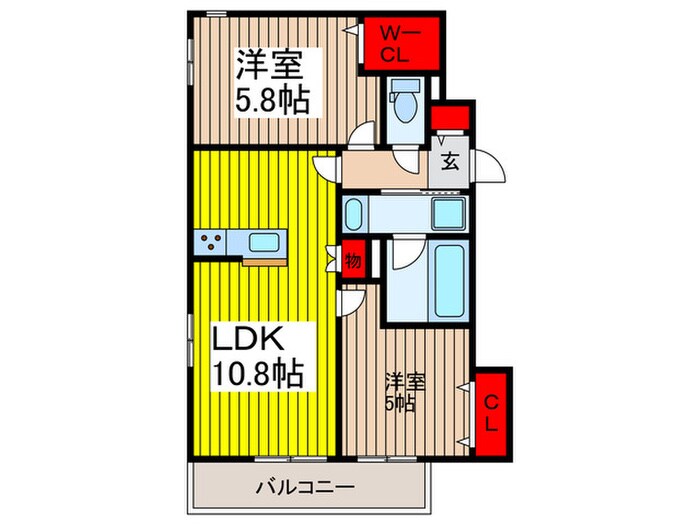 仮）Lino元町の物件間取画像