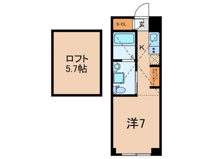 ノヴァーレ祐天寺の物件間取画像