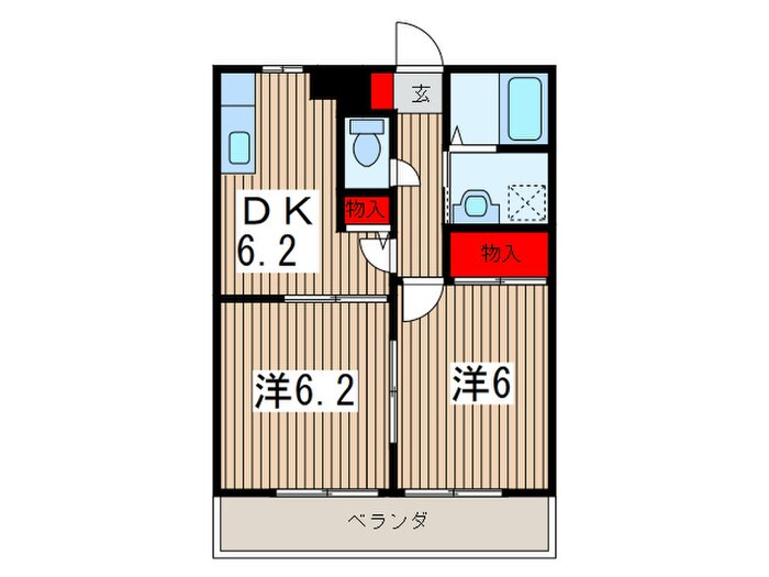 グリーンエコビレッジの物件間取画像