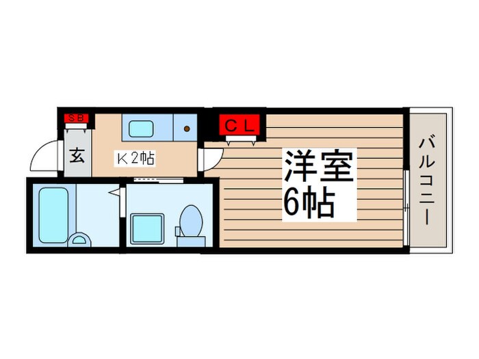 トラス宝町の物件間取画像