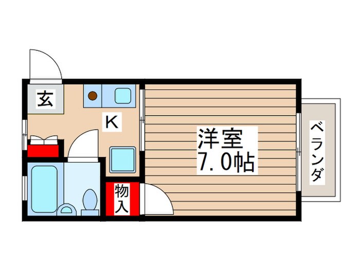 エ－デルワイスの物件間取画像