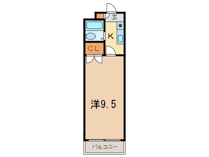 ユ－スハイムの物件間取画像