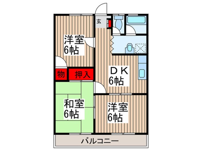 物件間取画像