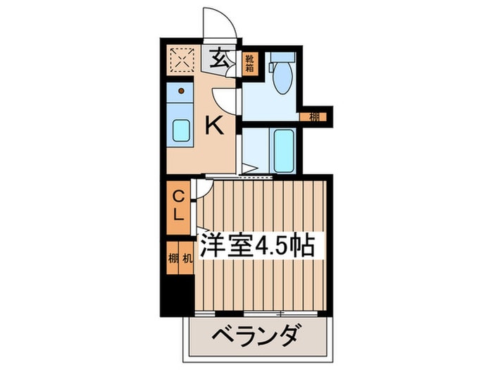 アイルイン武蔵新城の物件間取画像