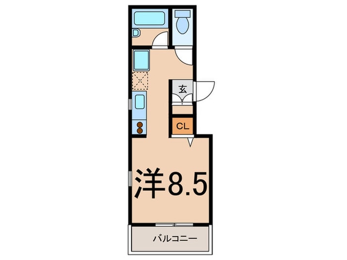 メゾンシャンテの物件間取画像