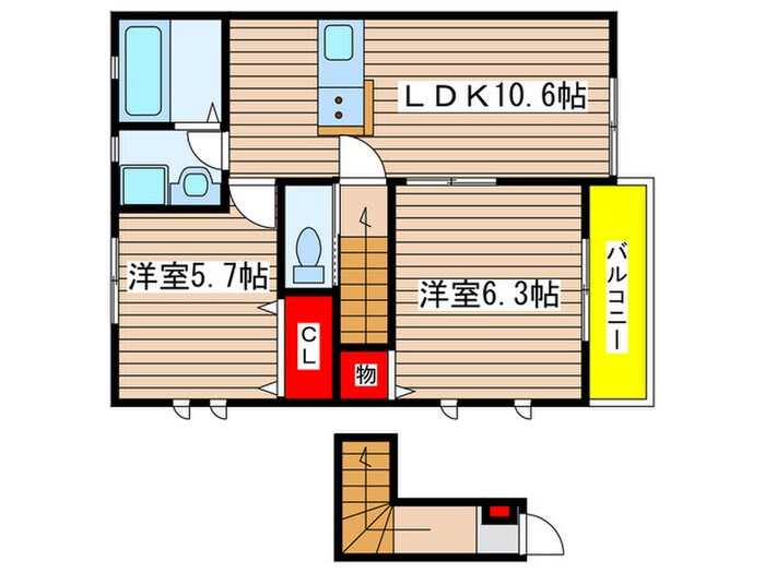 セレーナ志木の物件間取画像