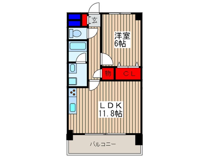 プリモパッソ川口の物件間取画像