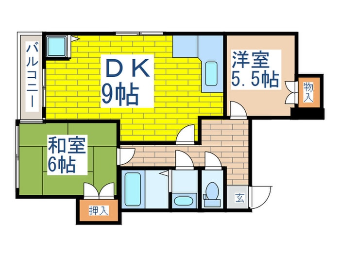 池上タウンヒルの物件間取画像