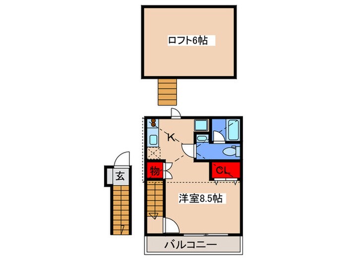 カスティ－ロ富士見台の物件間取画像