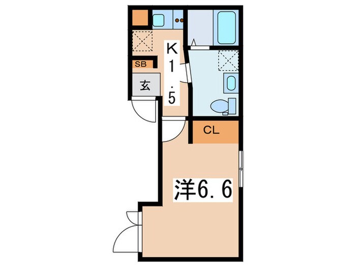 ハレレア横浜反町の物件間取画像