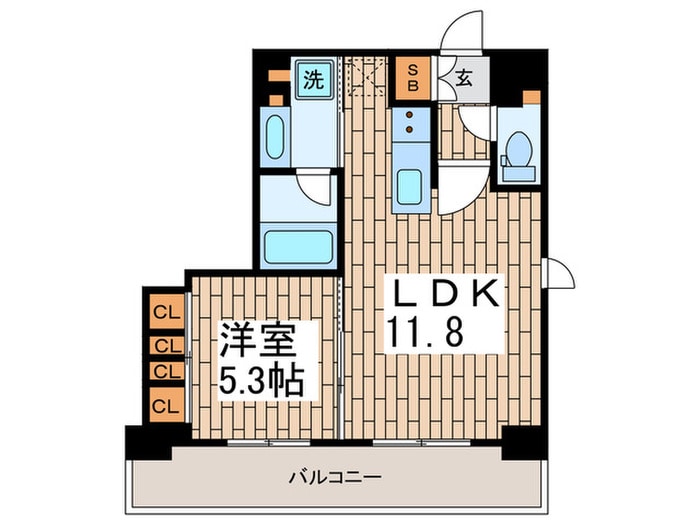 パークアクシス大森の物件間取画像