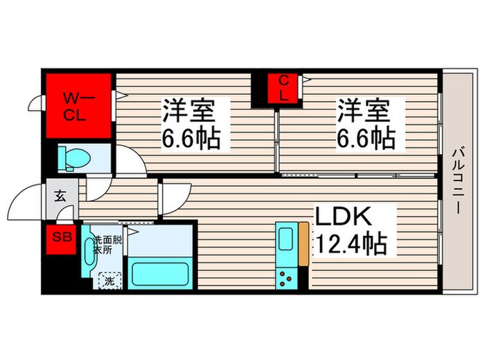 Miwastageの物件間取画像