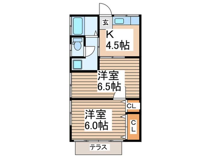 コ－ポ堤の物件間取画像