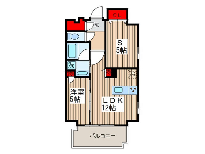 コスモグラシア浅草の物件間取画像