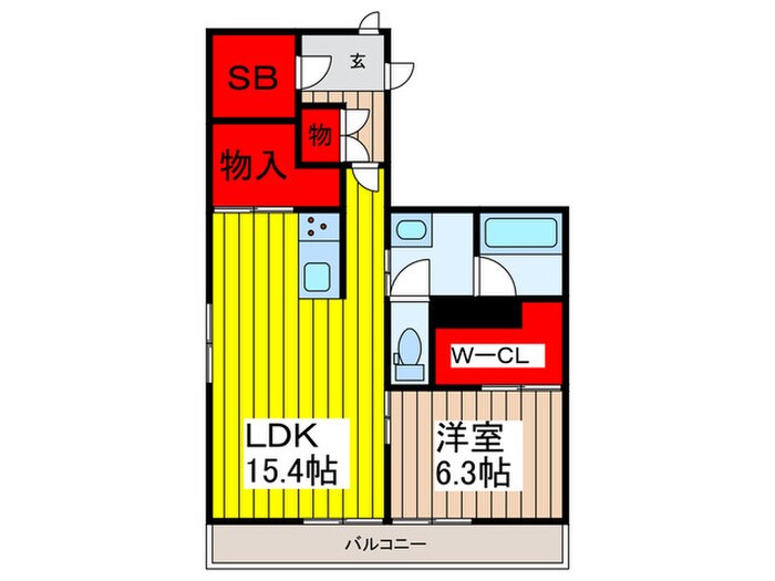 レガーノの物件間取画像
