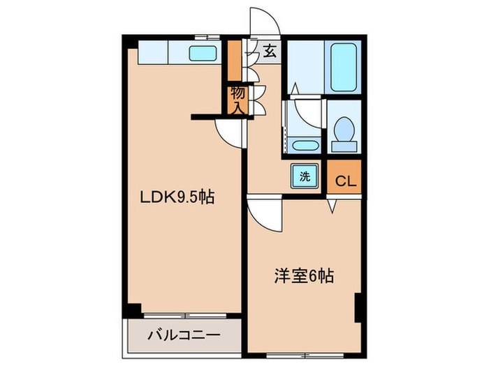 エクセルミドリの物件間取画像