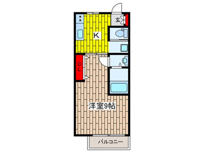 ハイツＭＩＹＯＳＨＩ２の物件間取画像