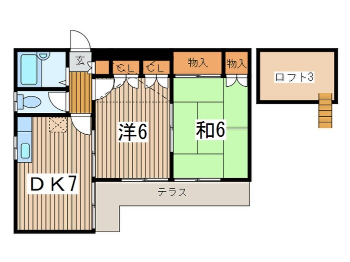 パレス平塚の物件間取画像