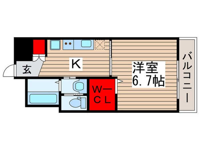 ｂ´ＣＡＳＡ　天王台の物件間取画像