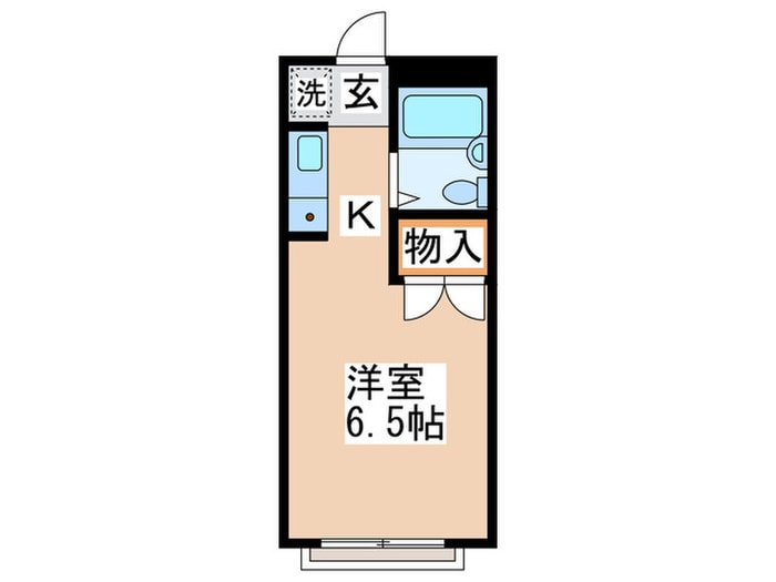 アドバンス国立の物件間取画像