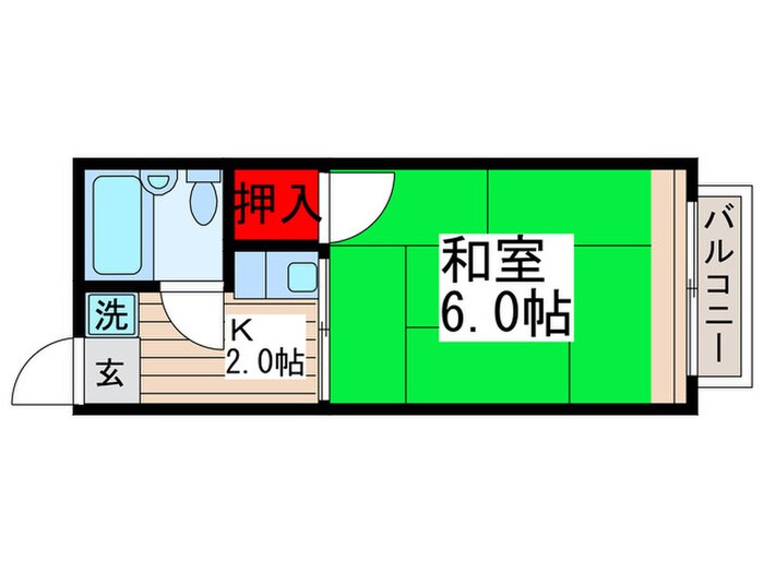 モデラ－トハイツの物件間取画像