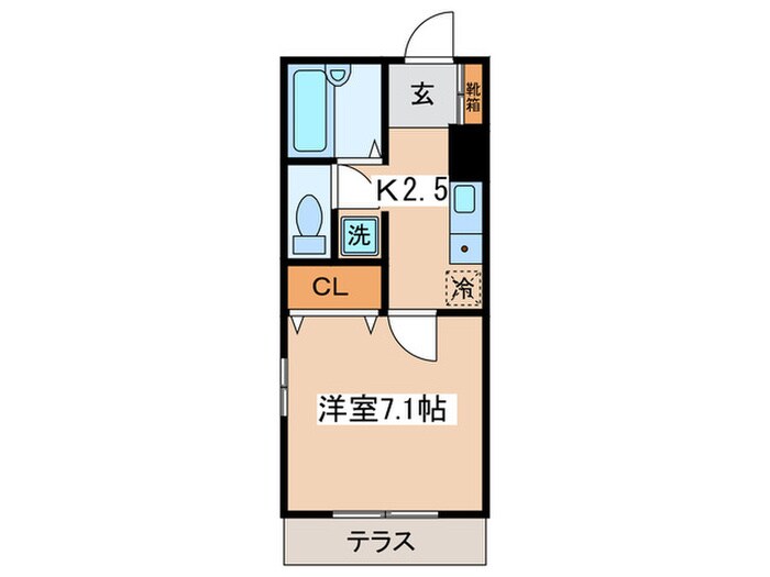 コウエキハイツの物件間取画像