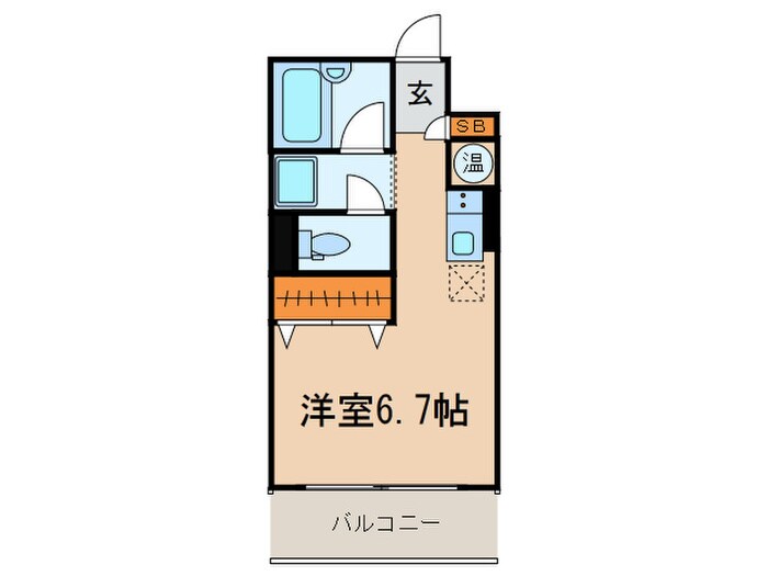 メゾンベール南麻布の物件間取画像